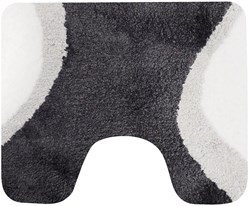 Dutch House WC-Vorleger grau 60x50 cm - luxuriöse rutschfeste Badematte