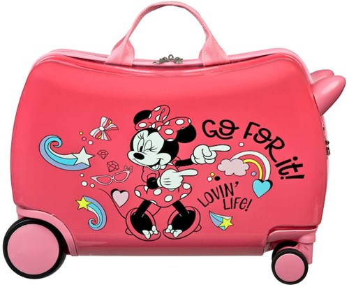 Undercover Minnie Mouse Koffer mit Sitzbereich