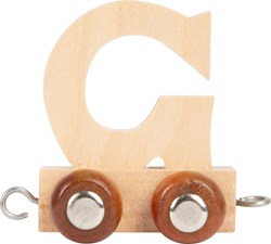 Small Foot - Houten Lettertrein - G - 12 stuks