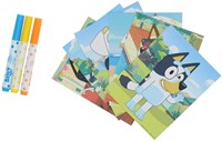 Totum Bluey kreatives Spielzeug Dot Stamping Stifte mit Schablonen-2