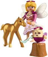 Playmobil goldenes Einhornfohlen Spielfigur mit Fee und Zubehör-2