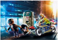 PLAYMOBIL City Action 70572 Polizei-Motorrad: Verfolgung des Geldräubers, Für Kinder von 4 - 10 Jahre-3