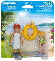 PLAYMOBIL Family Fun 70690 DuoPack Aqua Park Badegäste, Ab 4 Jahren