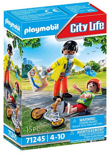 Playmobil City Life - Krankenschwester mit Patientin 71245