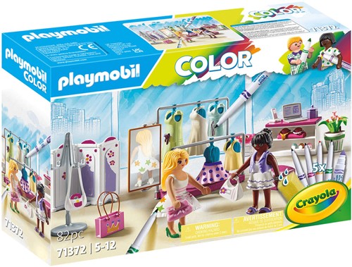 PLAYMOBIL COLOR: FASHION BOUTIQUE WITH COLOURFUL WATER-SOLUB
