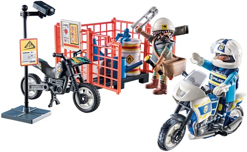 Playmobil Polizei Spielzeug Starter Packs - Polizei Set mit Motorrad-2