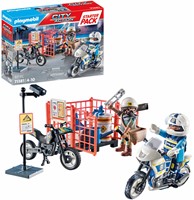 Playmobil Polizei Spielzeug Starter Packs - Polizei Set mit Motorrad-3