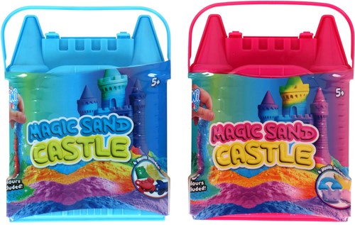 Kinetischer Sand Spielset mit Eimer und Förmchen - magischer Spielsand