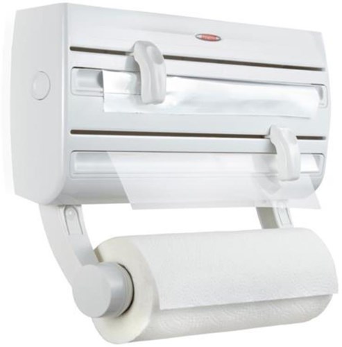 Leifheit Küchenrollenhalter Parat F2 Komfort - Küchen Organizer Schwarz