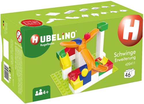 Hubelino Kugelbahn Zubehör Swing 46-teiliges Erweiterungsset