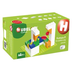 Hubelino Kugelbahn Katapult Erweiterungsset - 41-teilig - STEM Spielzeug