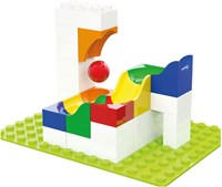 Hubelino Kugelbahn Katapult Erweiterungsset - 41-teilig - STEM Spielzeug-3