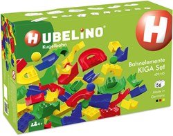 Hubelino Murmelbahn KIGA Schulset Bahnelemente 156-teilig Bauset