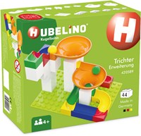Hubelino Kugelbahn Erweiterungsset Trichter - 44-teilig - Duplo kompatibel