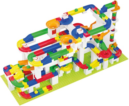Hubelino Kugelbahn Mega Baukasten - 585-teilig - Lernspielzeug-2