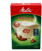 Melitta Kaffeefilter Papier 100 - 40 Stück braun Aroma Filter