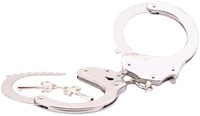 Handschellen aus Metall auf Karte 26463-2