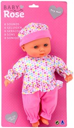 Baby Rose Babyrose Puppe +/- 30 cm. 27443