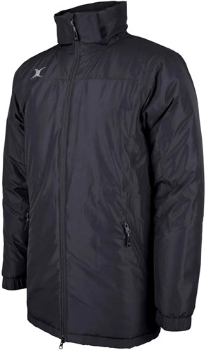 Gilbert Rugbyjacke Pro All Weather schwarz medium wasserdichte Sportjacke