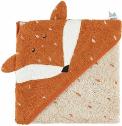 Trixie Baby Kapuzenbadetuch 75x75cm Mr. Fox Bio-Baumwolle