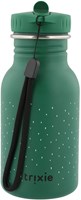 Trixie Trinkflasche Edelstahl 350ml - Mr. Crocodile - kinderfreundliche Wasserflasche grün-3