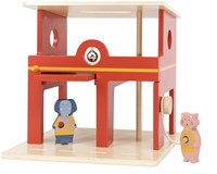 Trixie Holz-Feuerwache Tiere - buntes Holzspielzeug für Kinder-2