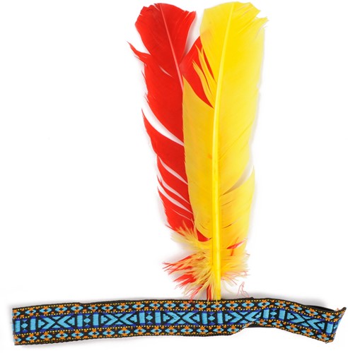 Boland - Stirnband Indianer - Kostümzubehör für Karneval und Mottoparty-2