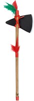 Boland Indianer Tomahawk Spielzeug Axt mit Federn - Karneval Accessoire