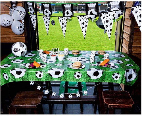 Boland Fußball-Läufer - Fußball Tischläufer - EM WM Fan Dekoration-3