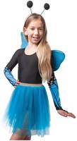 Boland Schmetterling Kostümset blau - Fantasie Verkleidung für Kinder-3