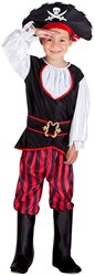 Boland Piratenkostüm Kinder Tom 4-6 Jahre - Verkleidung Karneval
