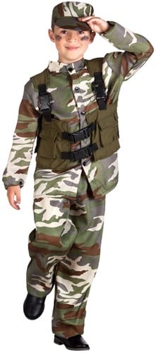 Boland - Kinderkostüm Soldat - Armee Verkleidung Jungen 4-6 Jahre
