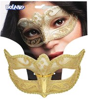 Boland Augenmaske Venice felina gold - Venezianische Maske Glamour Karneval