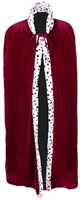 Boland Majestätsmantel bordeaux - König Umhang Erwachsene 140cm