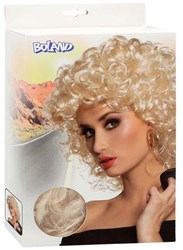 Boland Perücke Sandy blond Locken halblang Damen Retro Kostüm