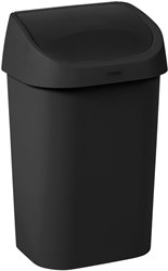 Curver Abfalleimer Mistral Swing 25L schwarz Kunststoff modernes Design