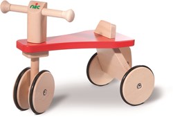 nic Holz Laufrad mit Holzrädern - Laufrad Spielzeug