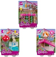 Barbie Hundehaus Mini Spielset mit Hündchen und Zubehör-2