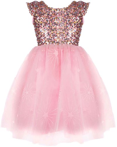 Great Pretenders Glitzerkleid Prinzessinnenkleid rosa 7-8 Jahre Kinder Kostüm