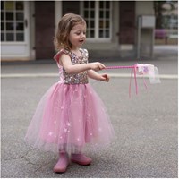 Great Pretenders Glitzerkleid Prinzessinnenkleid rosa 7-8 Jahre Kinder Kostüm-3