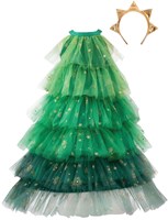 Great Pretenders Weihnachtsbaum Kleid Kinder Kostüm mit Haarband 3-4 Jahre