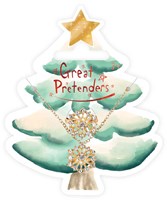 Great Pretenders Schneeflocken Schmuckset Halskette und Ring für Kinder