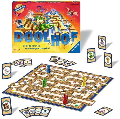 Ravensburger Doolhof Rennen-Brettspiel Kinder & Erwachsene-2