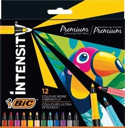 BIC Intensity Viltstiften Luxe Box, 12st.