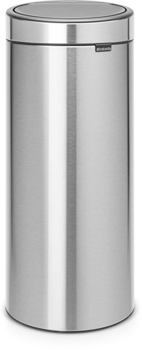 Brabantia afvalemmer Touch Bin 30L mat staal