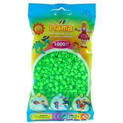 Hama Bügelperlen - Pastellgrün - 1000 Stück kreatives Spielzeug