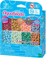 Aquabeads Kreativ Bastelset Nachfüllpackung bunte Perlenmischung 800 Stück