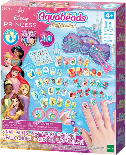 Epoch Disney Princess Nagelstudio Bastelset Aquabeads für Kinder