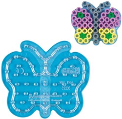 Hama maxi bügelperlenplatte schmetterling - transparent kreatives spielzeug