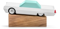 Candylab Holz Display Spielzeugautos - Walnut Base - magnetisch